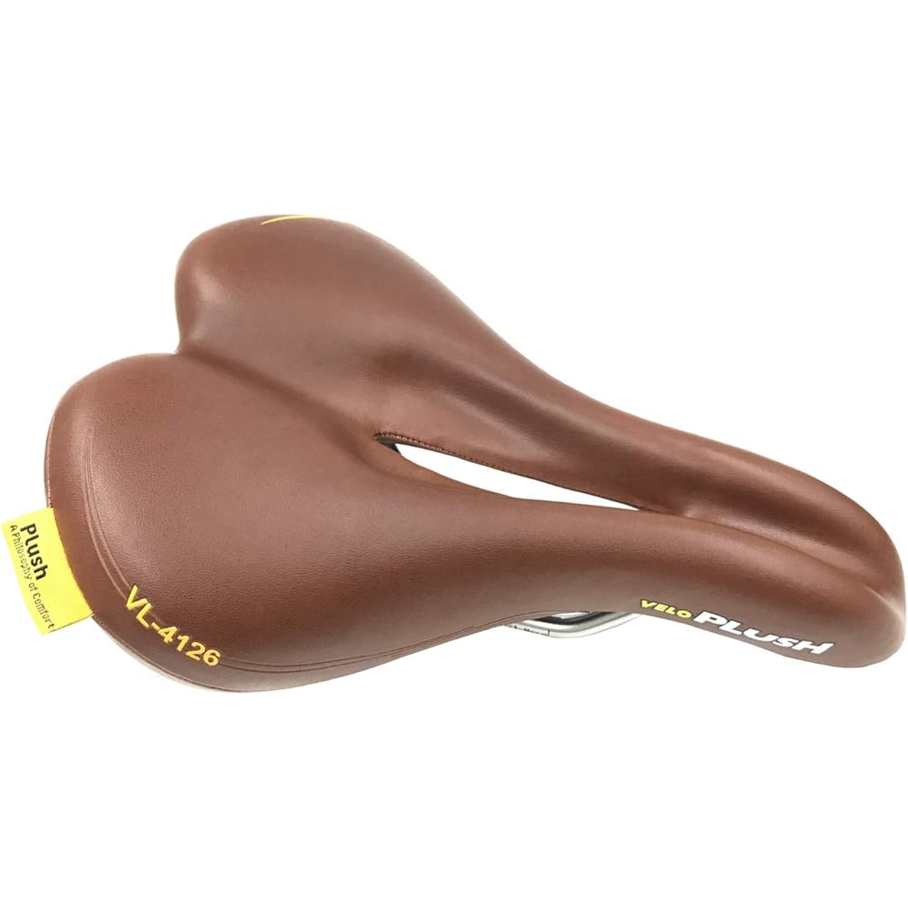 VELO Plush VL-4126 Saddle for Women 06-BROWN SL-OTR-M004