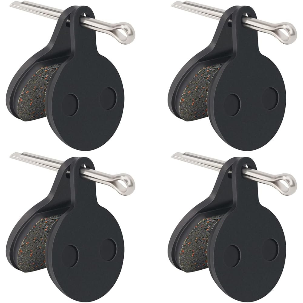 MOACCE [4 Pairs/Set] Bicycle Disc Brake Pads Compatible Model Tektro Novela 2011 Lyra IOX.11 I0x 10x MTB Bike Noise Reduction Compatibility Durable