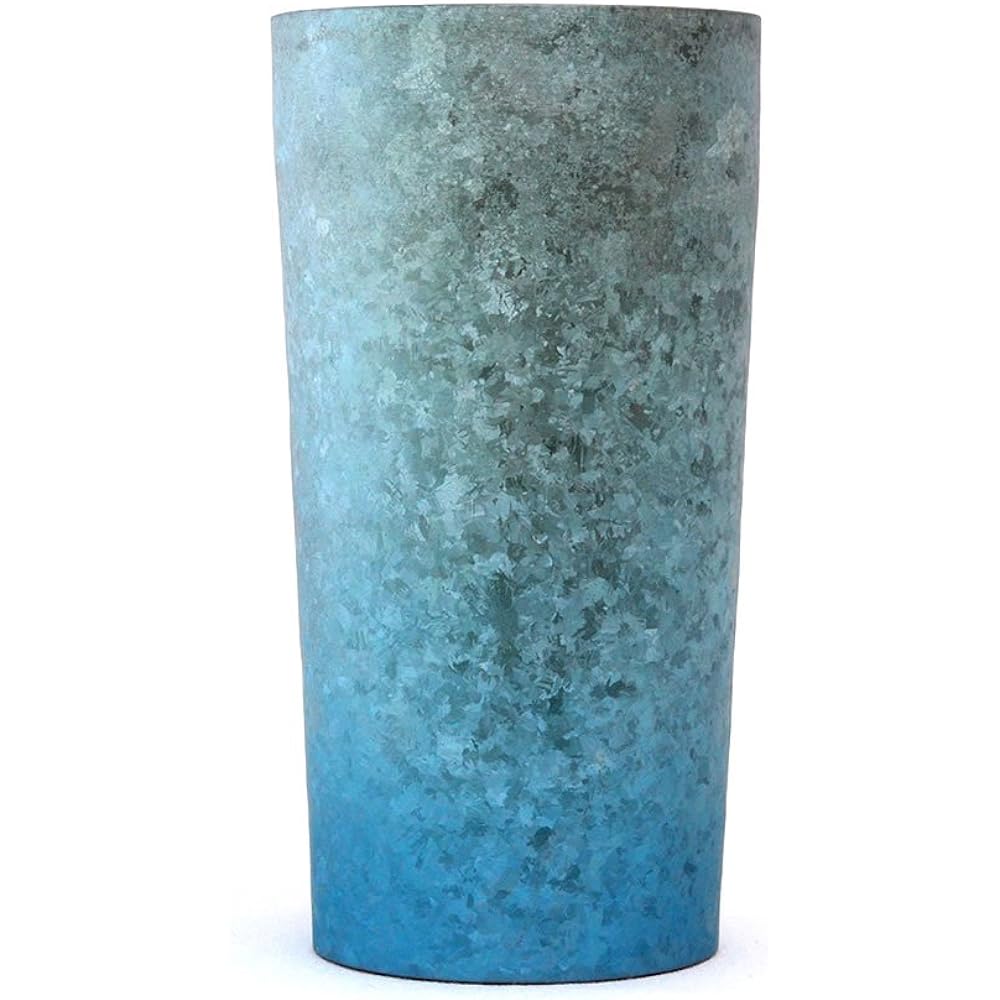 HORIE Made in Tsubame, Niigata Prefecture Titanium Double Tumbler Kiln Made Premium 350cc Yui Blue x Pink 2 Color Set T08KM350WDSET
