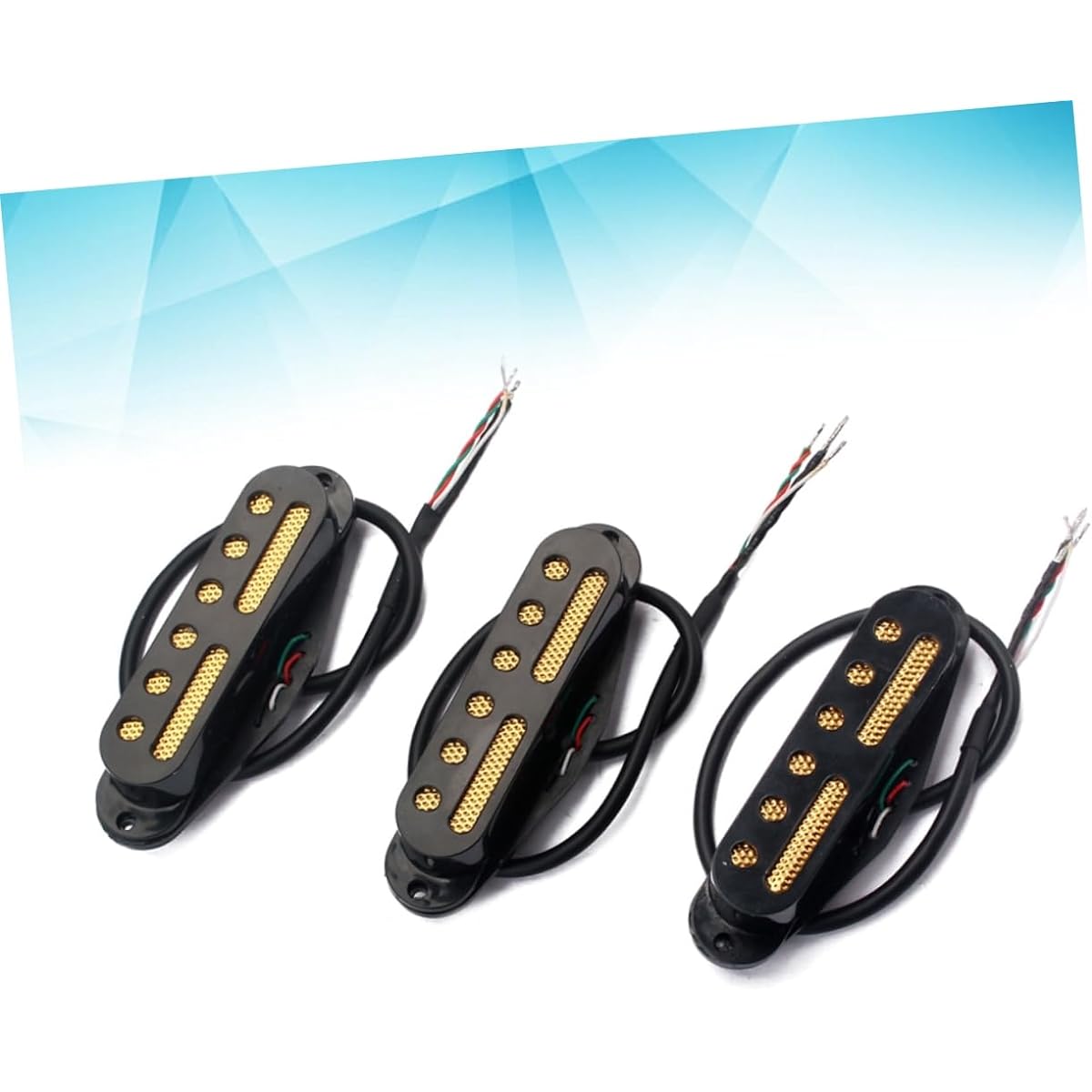Vaguelly 2pcs Guitar Parts Guitar Parts Single Coil Pickup Electric Guitar Pickup Magnetic Select
