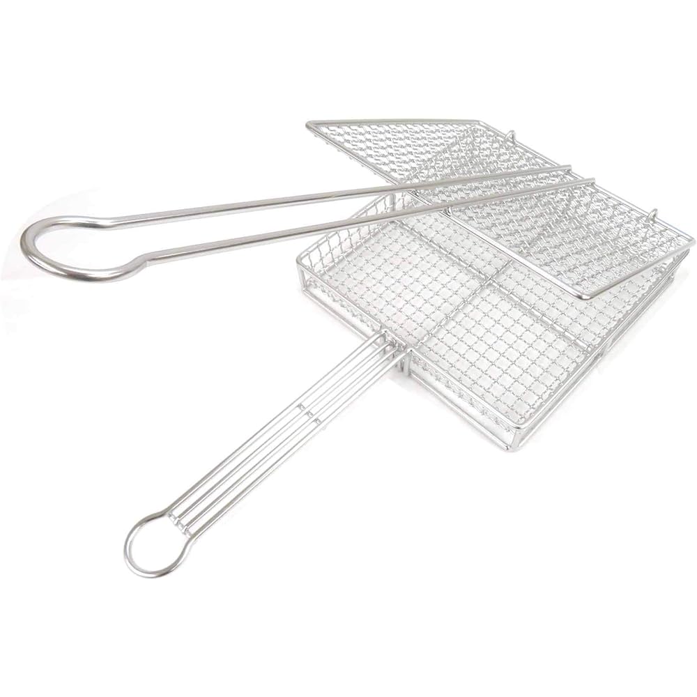 Endo Shoji TKG Grill with lid Total length 510mm Width x Depth x Height (mm) 270 x 270 x 55 Grills deliciously browned chicken etc. Comes with a rim to prevent food from spilling Convenient for camping and outdoor activities Commercial use DYK7801