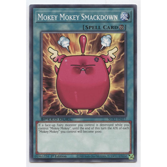 Mokey Mokey Smackdown - SGX1-ENI17 - Common - 1st Edition.