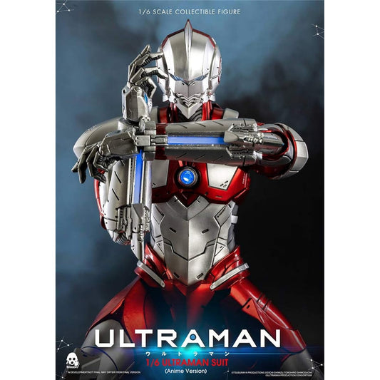 ThreeZero Ultraman (anime version) 1: 6 scale action figure, multicolor