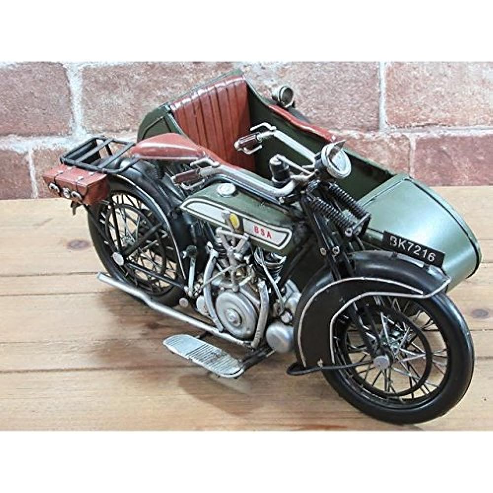 Tin toy (side car green) 27528