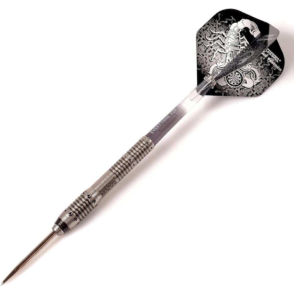 BLACK SCORPION CUESOUL 22g barrel 90% tungsten blue titanium coating finish deluxe steel tip dart set (CSBS-C4306)