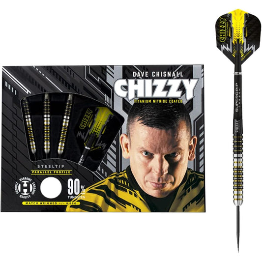 Harrows Dave Chisnall 90% Tungsten Steel Tip Darts