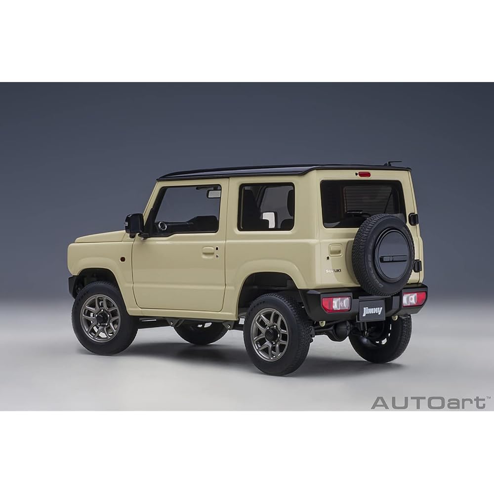 AUTOart 1/18 Suzuki Jimny (JB64) Ivory Metallic/Black Roof Finished Product 78500