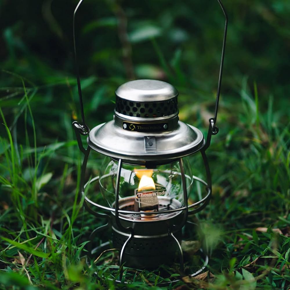 Thous Winds Oil Lantern Lantern Kerosene Lamp Kerosene Lantern Fuel Type Camping Lantern Hand Lantern Outdoor Light Refill Included