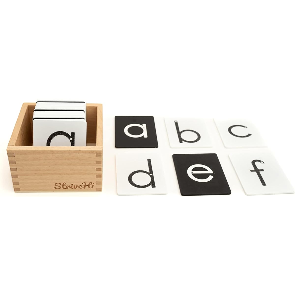 Montessori Sandpaper Letters Black & White Montessori Letter Set 3.5"x2.8" Lowercase & Uppercase Sandpaper Letter Cards Sensory Sandpaper Letters Montessori Alphabet Sandpaper Letters
