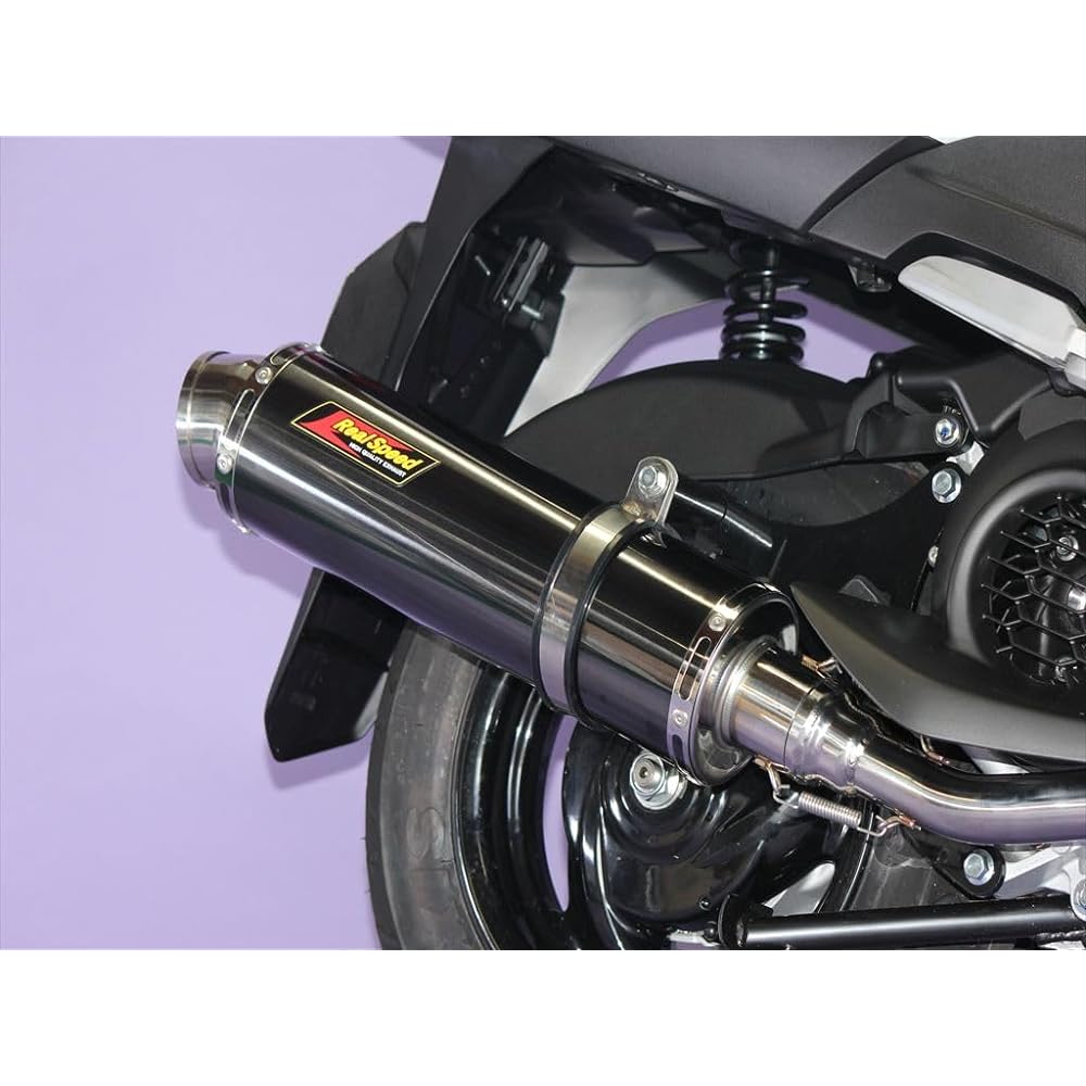 Realspeed Yamaha Axis Z (SEJ6J) *O2 sensor compatible bike muffler Cougar Stainless steel black color muffler RSP-CGA-202