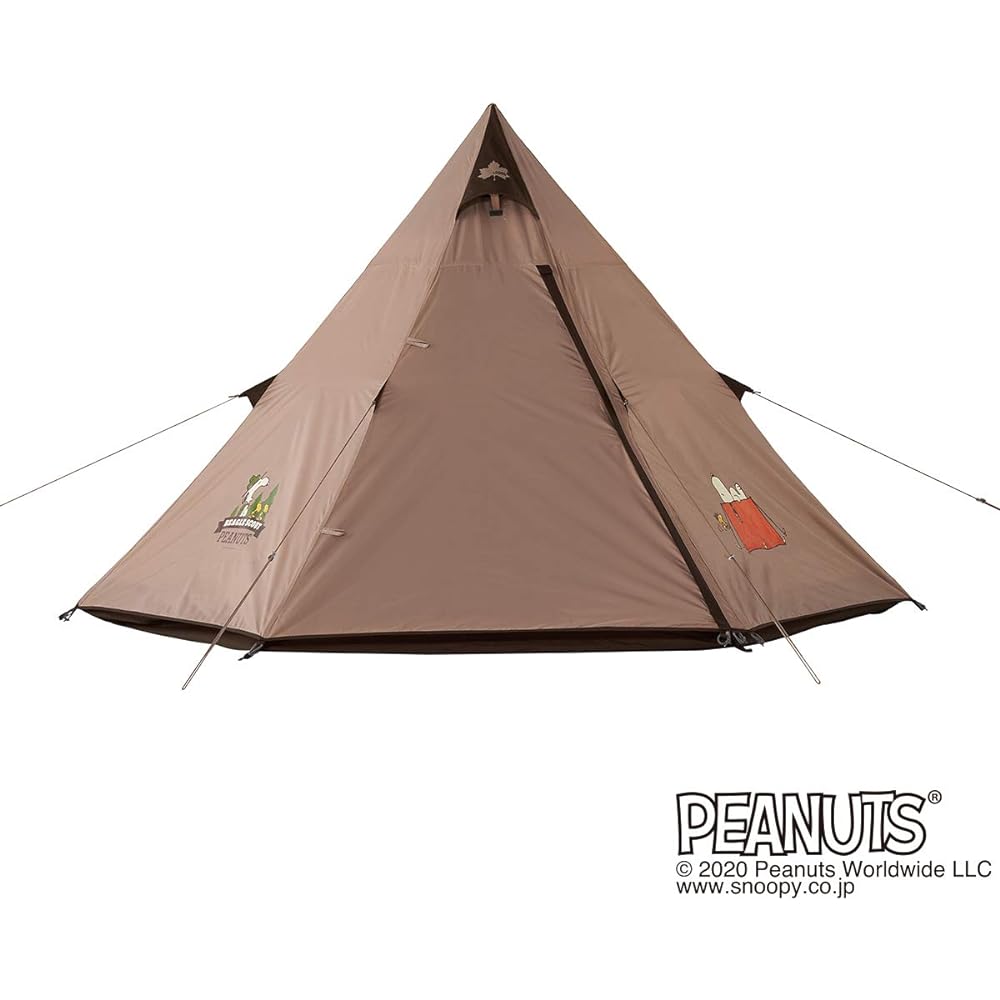 LOGOS SNOOPY Tepee Tent Tarp Set 50000110 Peanut Tent Family Tarp Tent Flame Retardant