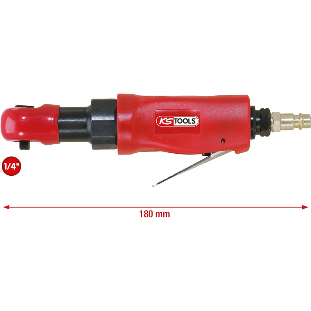 KS TOOLS 1/4" Mini pneumatic reversing ratchet 40,6Nm 1/4" Mini pneumatic reversing ratchet 406Nm 515.3080