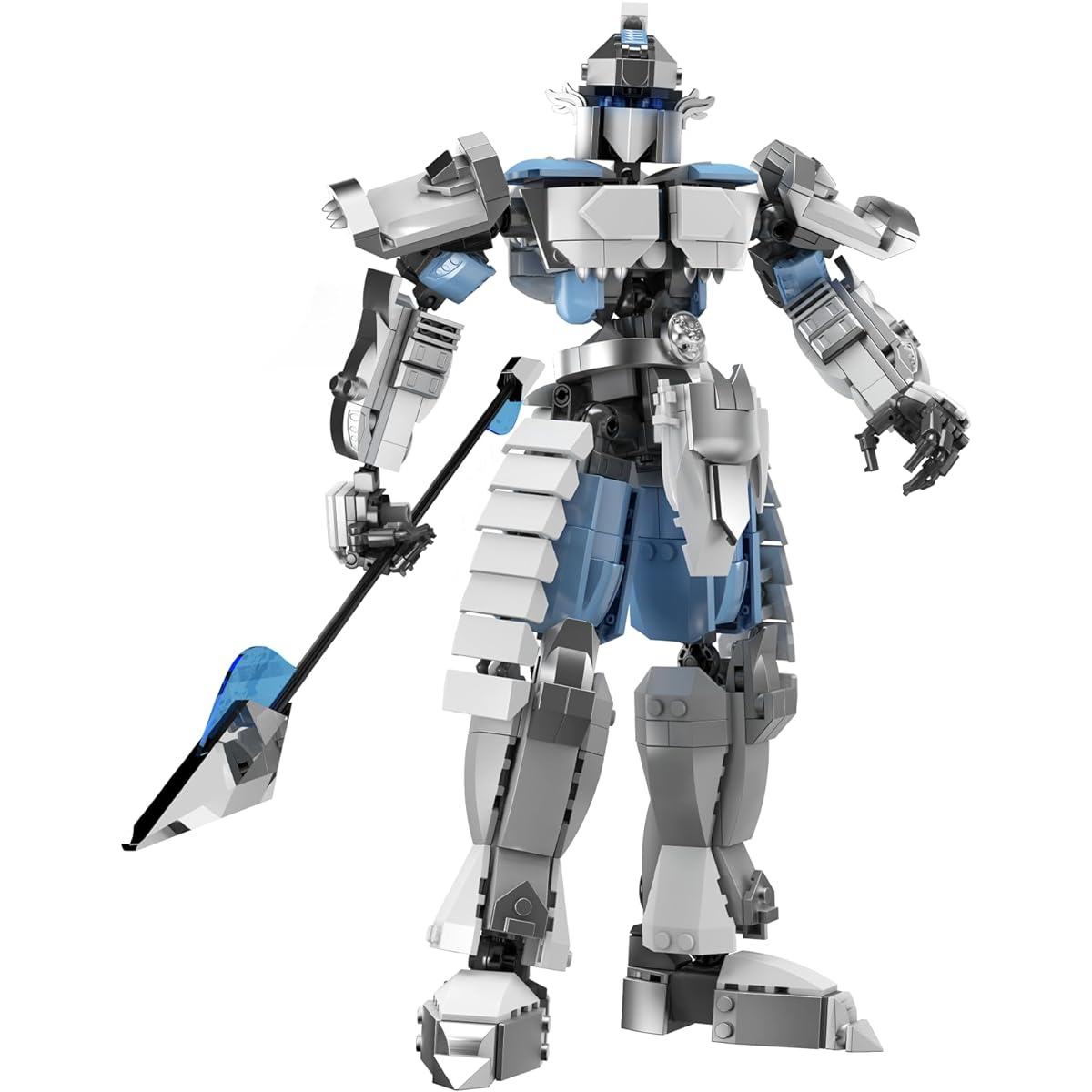 KEAOOD Mech Building Blocks for Adults 70001 Five Tiger Heroes Action Figure Building Toys Ninja Robot Mech Building Set Model Gifts for Boys Ages 8-14+
