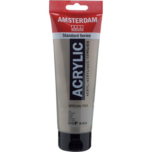 Royal Talens Amsterdam Standard Acrylic Paint 250ml Pewter