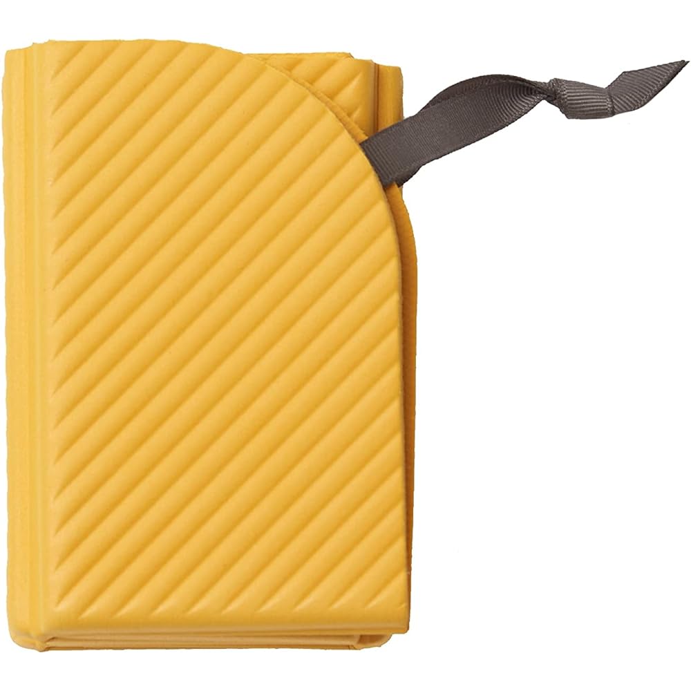 [H Tokyo] PORTABLE MY SA"VER Sauna Mat Sauna Mat Foldable Compact Sports Watching Outdoor Drawstring Pouch Gift Present (Yellow)