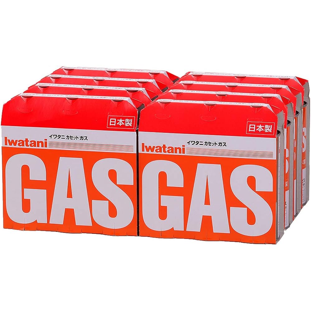 Iwatani Cassette Gas (Orange) 3P x 8 Set CB-250-OR-24G