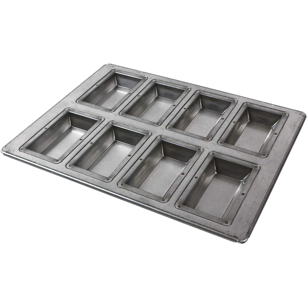 Made in Japan Silicone processing top plate (Financier deep type (Chantaine type) 8 pieces)