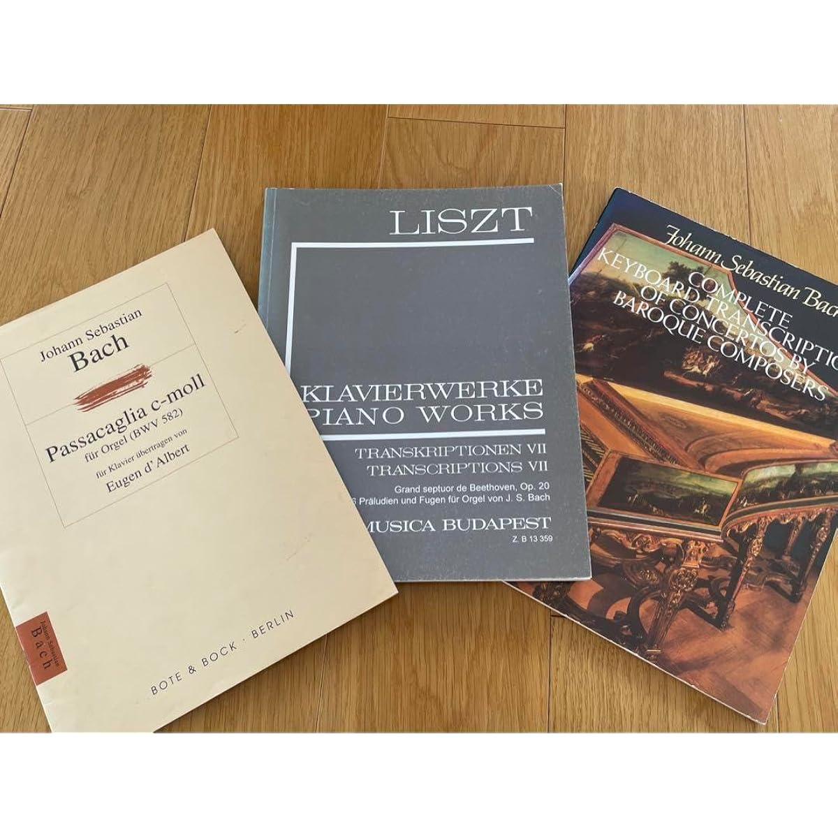 Bach & Liszt & Baroque arrangement transcription imported sheet music