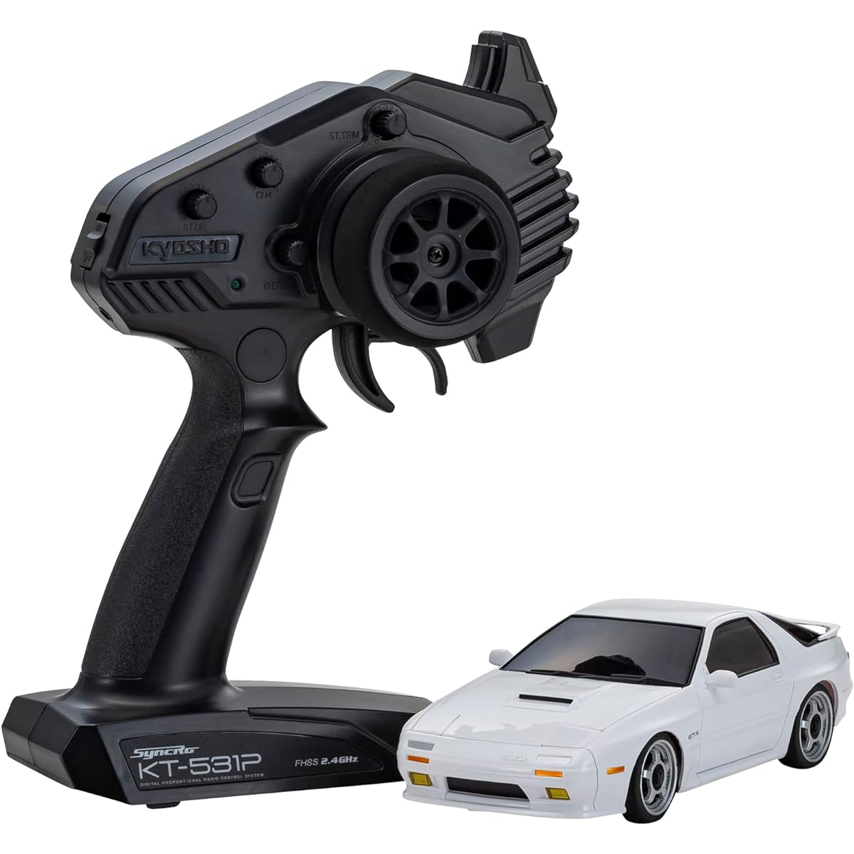 Kyosho Kyoso 32634W Minute AWD Mazda Savannah RX-7 FC3S White