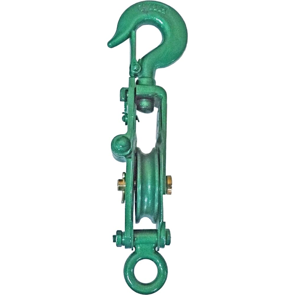 HHH Strong pulley single wheel snatch (with becket) hook type 75mm 0.5t 75×1S