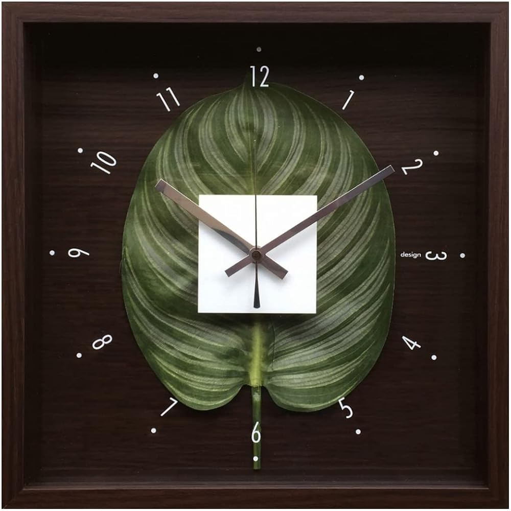 JIG leaf flower wall clock clock Hana tokei CDC-51964