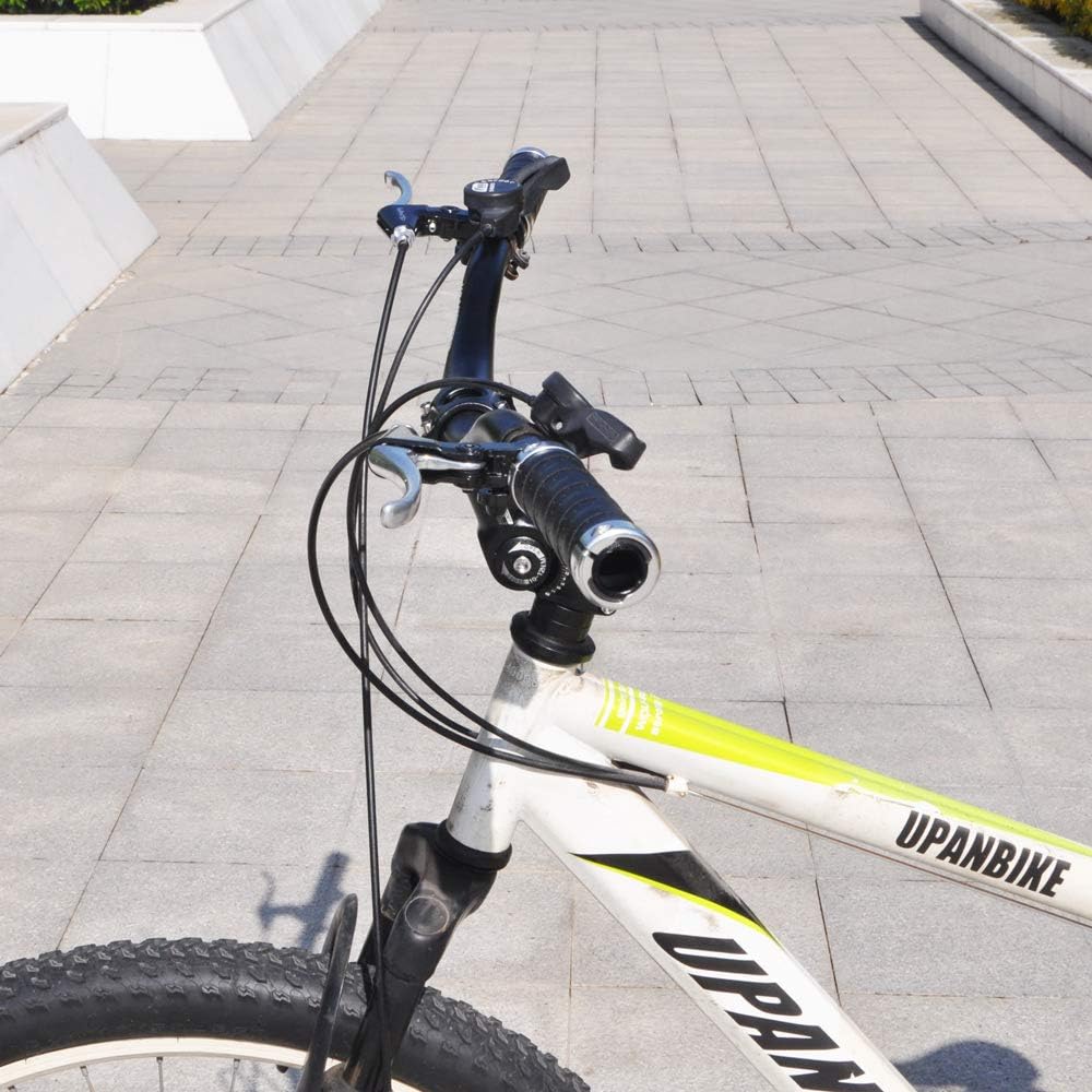 UPANBIKE Cycling Mountain Bike Bicycle Handlebar 31.8mm 700mm Riser Bar Handle (Black)