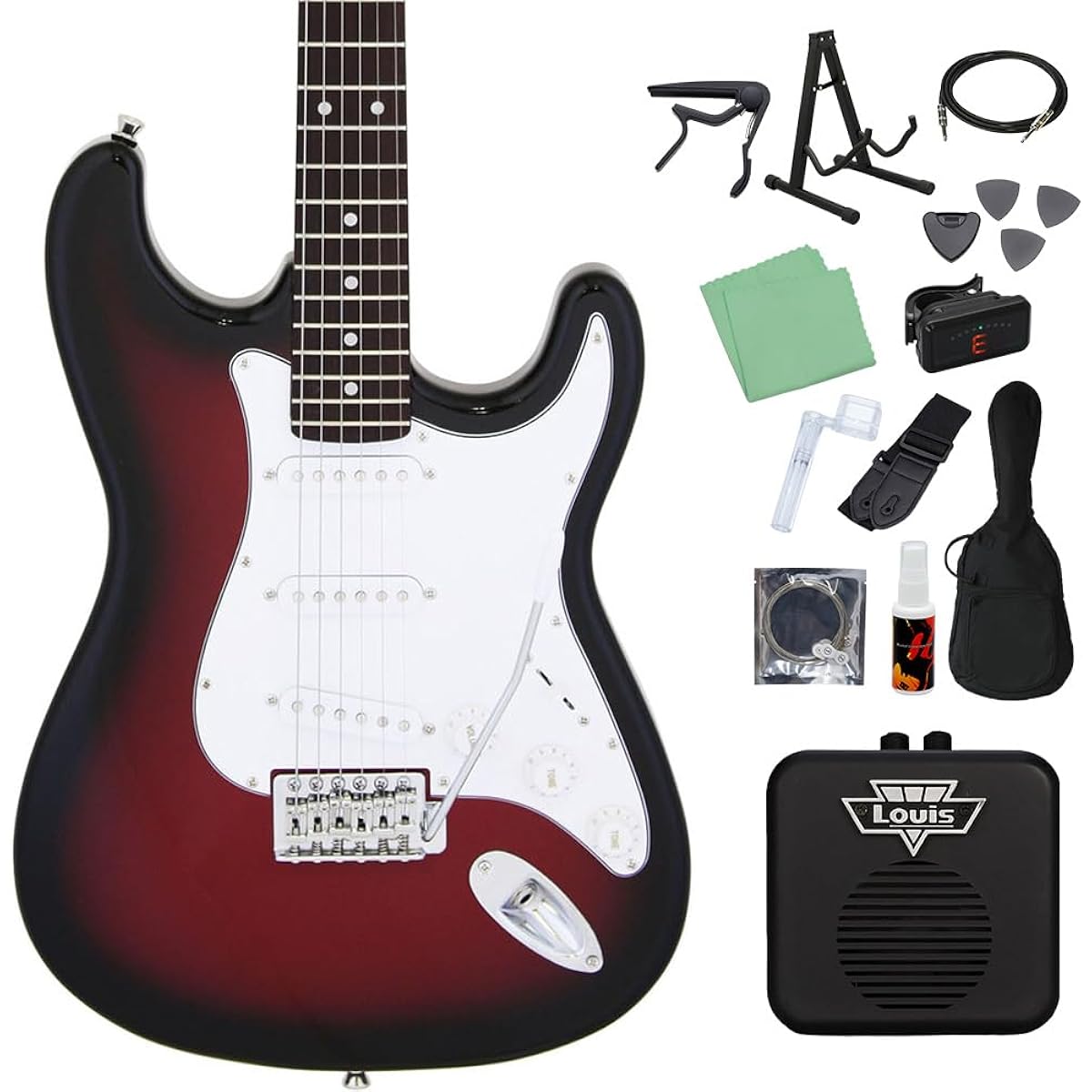 LEGEND LST-Z RBS Electric Guitar Beginner 14-piece Set [With Mini Amplifier] Legend