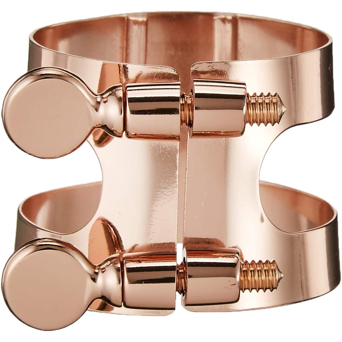 Bonnard Bass Clarinet Ligature Reverse Closure Pink Gold Plate Finish (2253UPG)