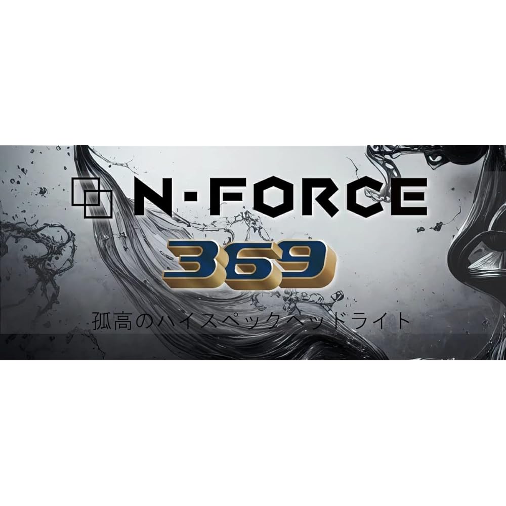[N-FORCE 2023 Model] Headlight, Rechargeable LED, Rechargeable Headlight, Battery Included, Headlamp, For Camping, Fishing, Mountain Climbing, Outdoor Use, Disaster Prevention, Power Outage TS-03R