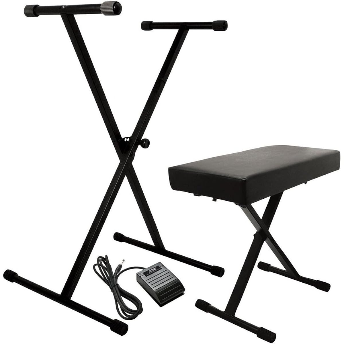 On-Stage KPK6520 Keyboard Stand/Bench Pack with KSP20 Sustain Pedal