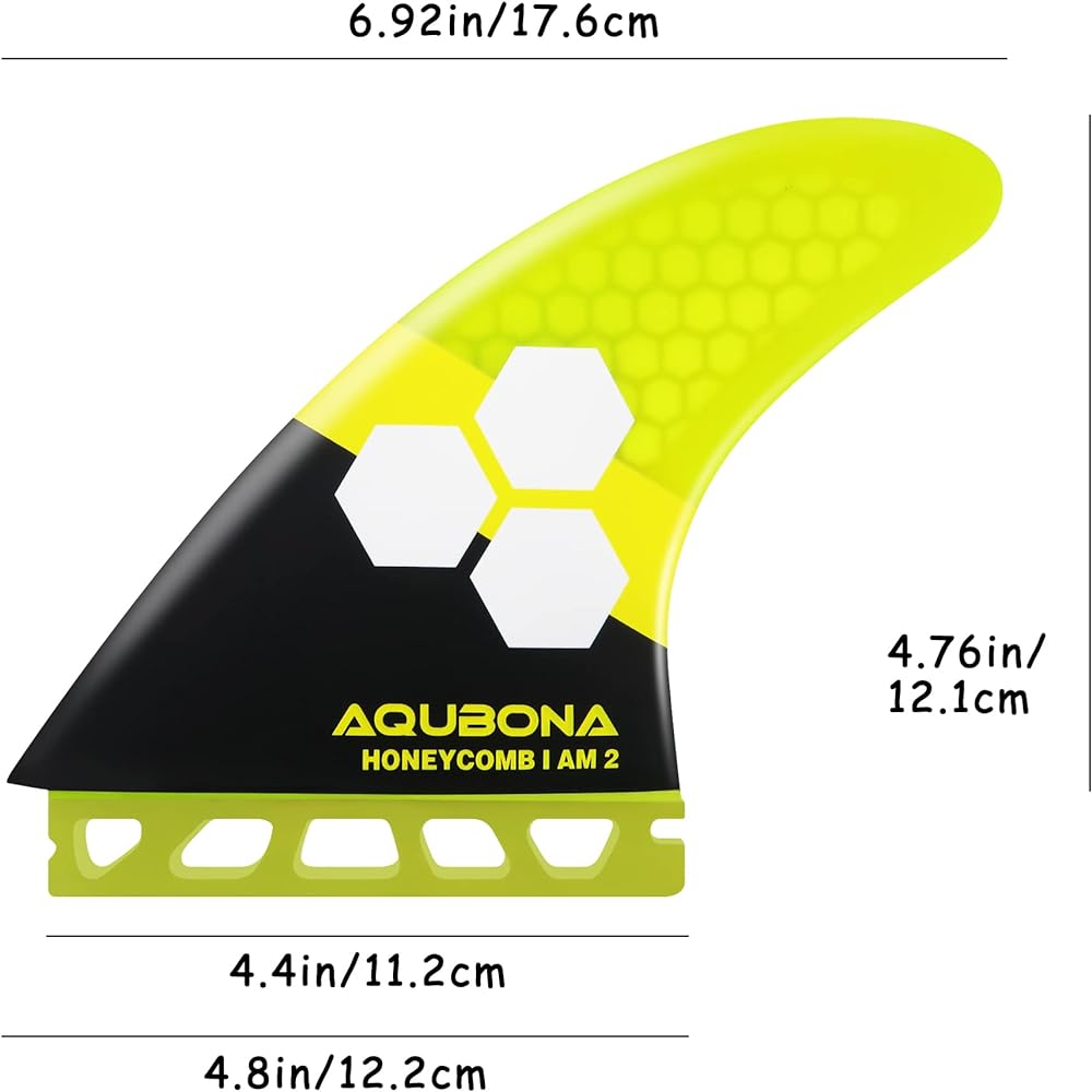 Surfboard double tab fin compatible 3 piece set size carbon surfing thruster surfing fins/AM2/MEDIUM
