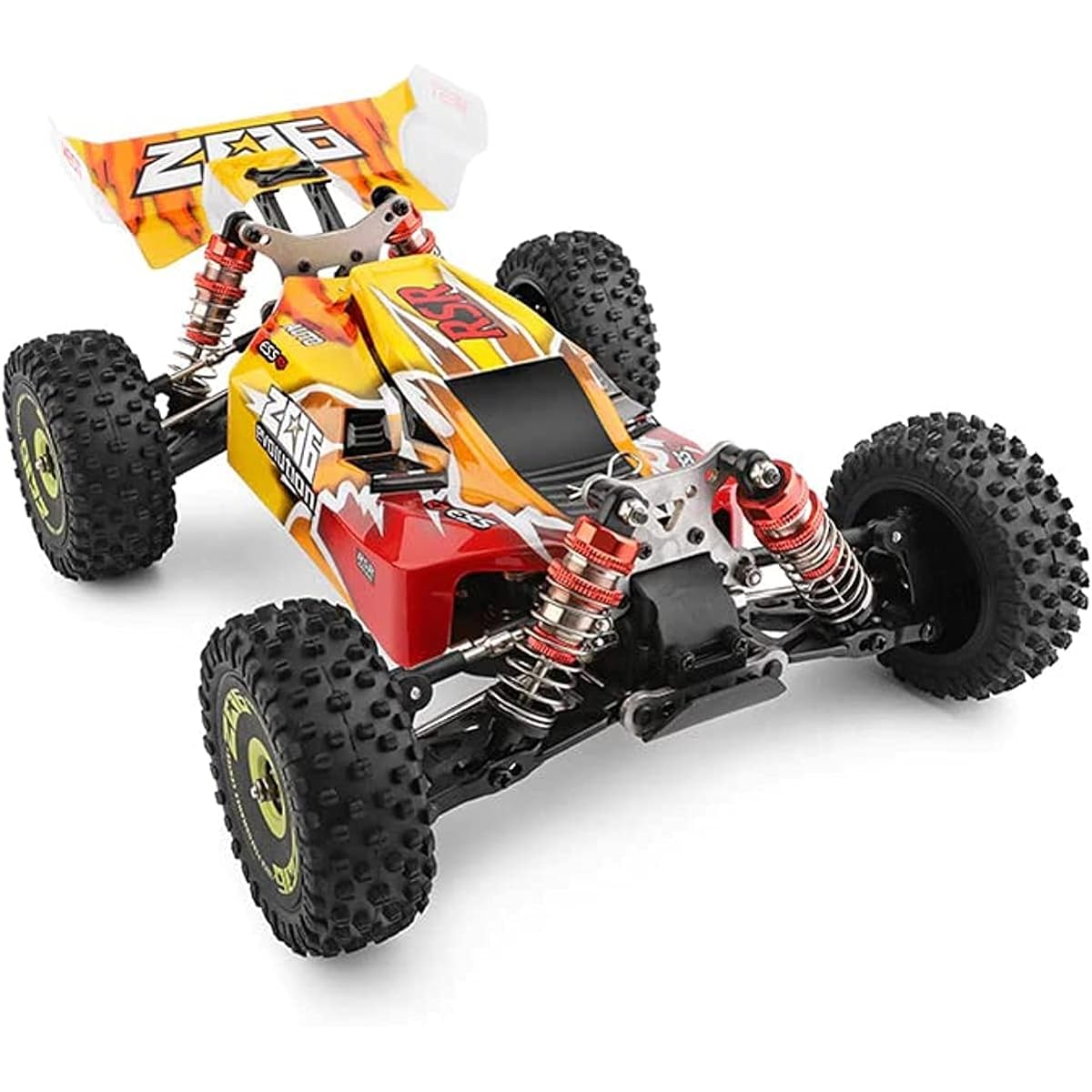 WLtoys 144010 144001 75KM/H 2.4G RC Car Brushless 4WD Electric High Speed Off-Road Remote Control Drift Toys for Children Racing 144010 1B 1500mah