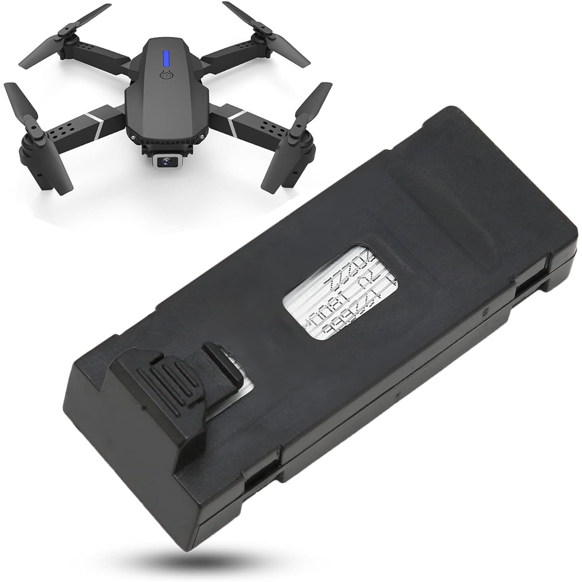 ciciglow Drone Battery, Professional 3.7v 1800mah Drone Battery, RC Drone Battery E88 E88PRO E88MAX E525 E99 E99PRO P1 P5PRO K3 S1 P8 Safety Protection Drone Spare Battery, ciciglowb9h6t3wvxp