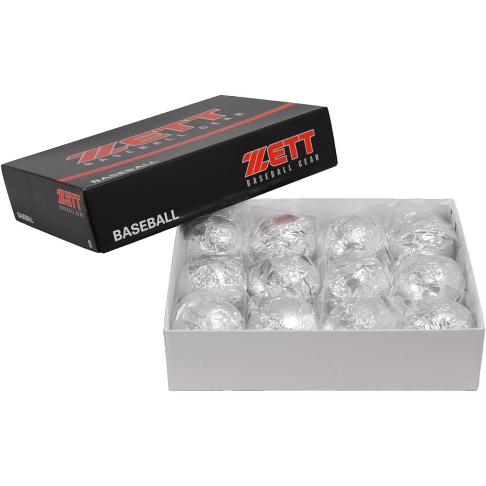ZETT Youth Baseball Hardball Ball (1 dozen/12 balls for young league games) BB1116D