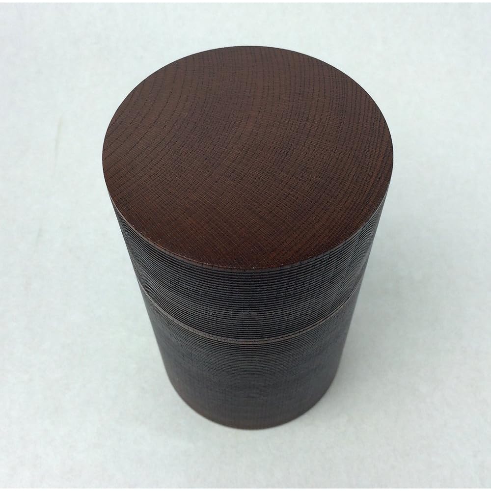 Nakatani Brothers Company Yamanaka Lacquerware Sensuji Masterpiece Tea Caddy Common Wood (Medium) W82-5