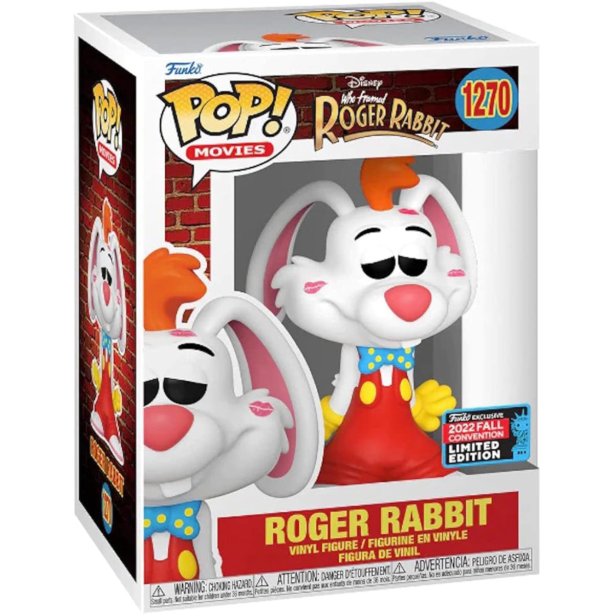 Funko Pop! Who Framed Roger Rabbit Roger Rabbit #1270 Convention Exclusive