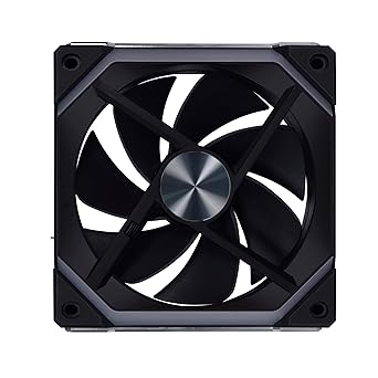 Li LIAN LI Connected Case Fan UNI FAN SL120 V2 BK Single Pack Black 28mm Thickness Fluid Bearing Compatible with "L-CONNECT 3" Japanese Authorized Distributor Product