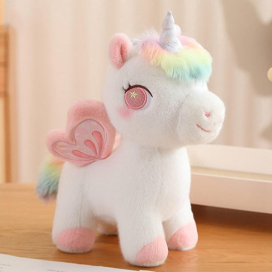 ffed animal, huggable pillow, toy, cute animal, realistic, cute doll, unicorn stuffed animal, light, soft, soothing, gentle to the touch, for children, girlfriend, Mother's Day, celebration, gift, birthday present, Christmas, store decoration, pink, 65cm