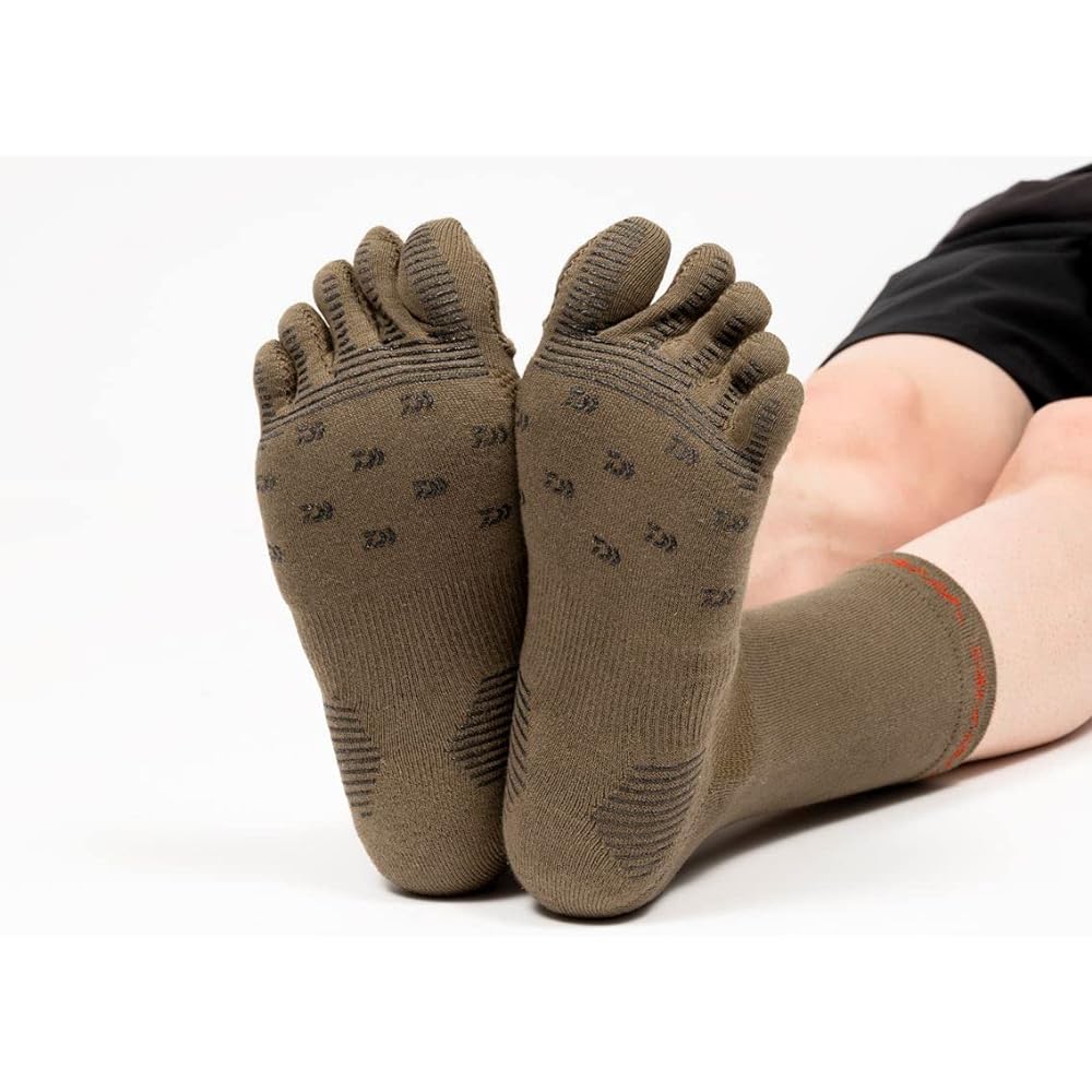 [Daiwa] Wear/Underwear Fishing Grip Socks 5 Finger DS-4023F Free Various