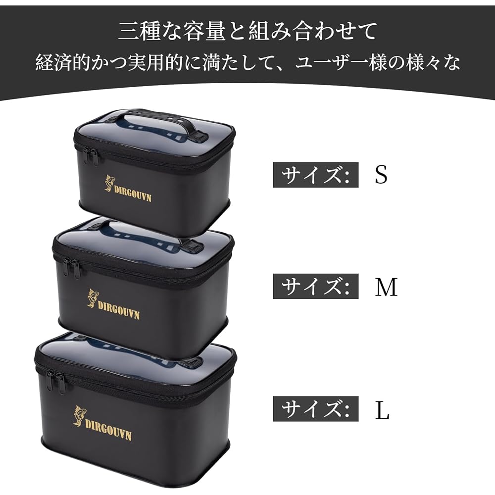 Tackle Box Set of 3/1 Piece EVA Mini Bucket Tackle Case Lure Case Transparent Top Lid Multifunctional Fishing Fishing Tackle Fishing Case Storage Container Bucket Tackle Bag Reel Case Worm Lure BOX