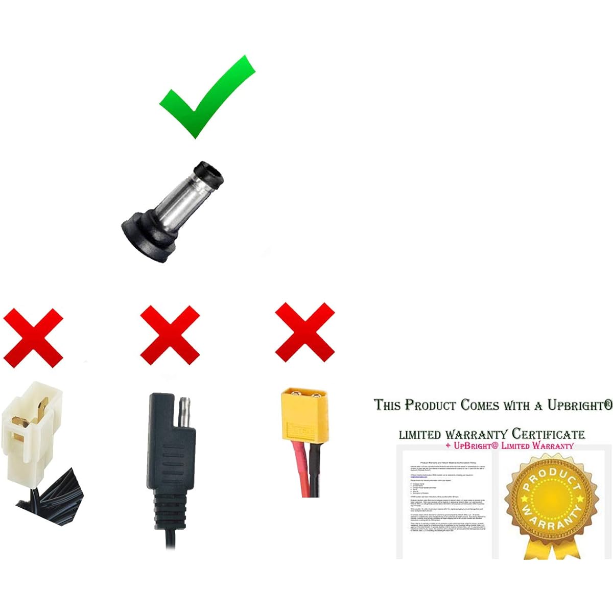 UpBright 6V AC/DC Adapter 8804-01 Dynacraft Unicorn Stable Buddies Willow Horse Car Hello Kitty Sport 8804-81 Ride-On 8803-15 8803 26 92 8801-93 8804-10 8802 08 8804-09 Battery Charger Charger