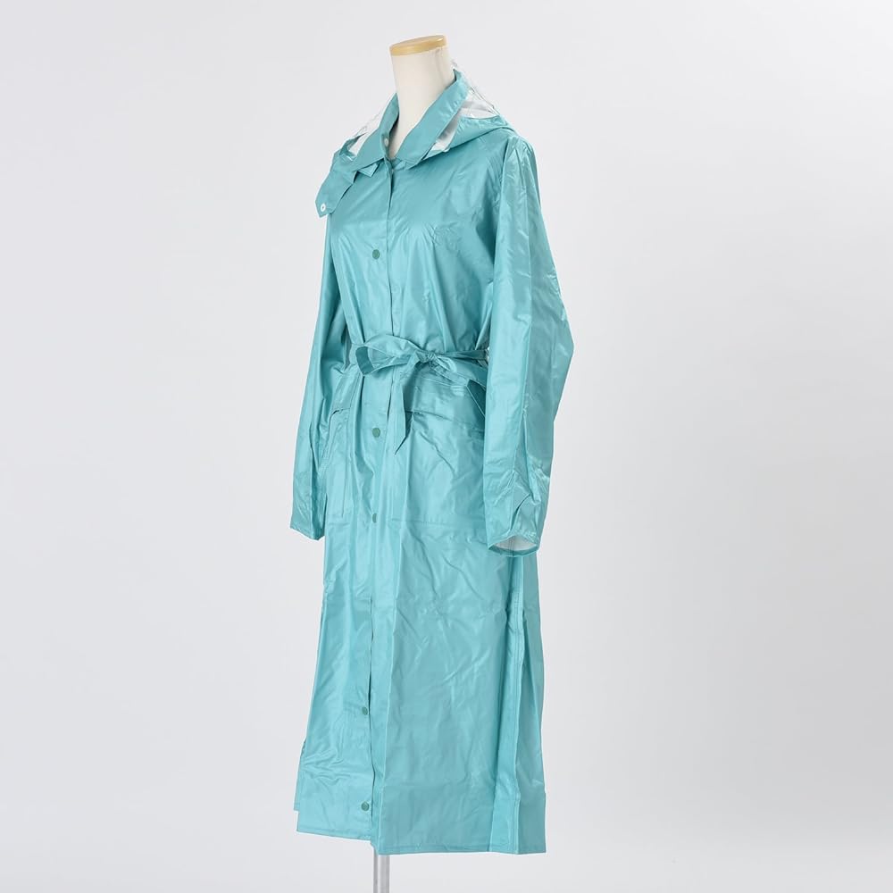 Kinkame Revita Raincoat, Made in Japan, 12 Colors, 6 Sizes, Light Green, L(120), Waterproof, 2.5 Layers, Water Stop Tape, K9000-LGR-120
