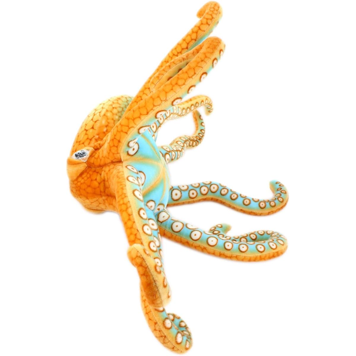 LERORO Realistic Sea Animal Stuffed Animal Soft Plush Toy Octopus Orange (21.6 inches, 55 cm)