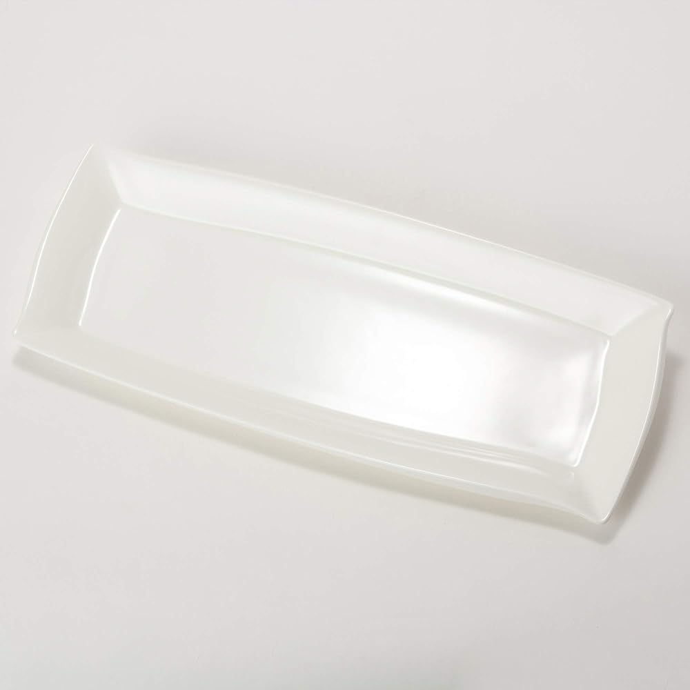 NARUMI Plate Forte White 42cm Microwave Warmable 50460-3457