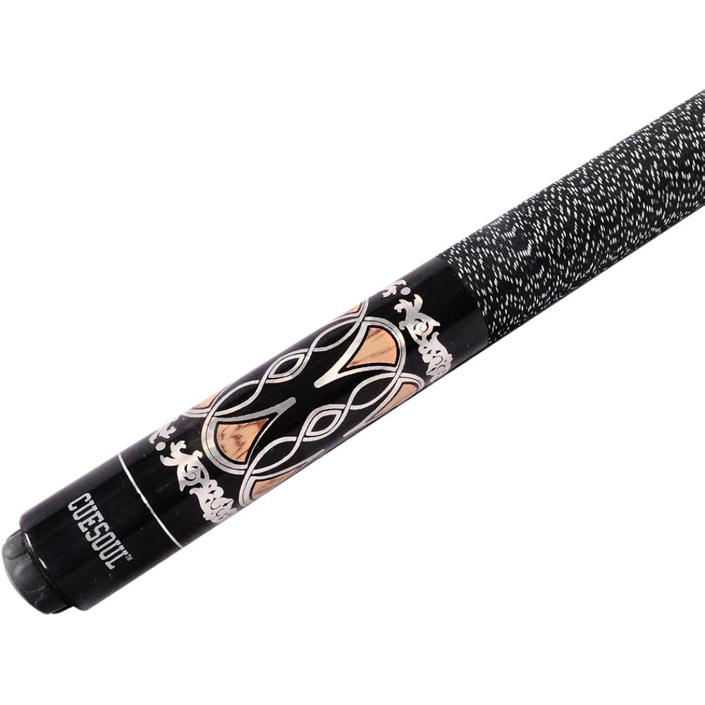 Cuesoul 57 Inch 21 Oz Quick Release Joint Cue Stick + Cleaning Towel + Joint Protector