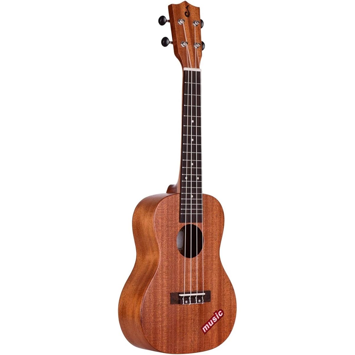 Ukulele 23 Inch Concert Ukulele Mahogany Wood Hawaii Guitar for Kids and Adults Carbon Fiber Ukulele (Color: Natural, Size: 23 Inch)
