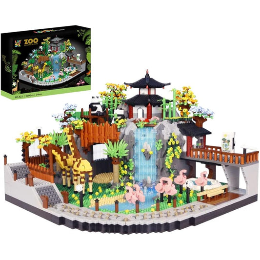 5000 Pieces Microblocks City Zoo Building Blocks Creative Ideals Zoo Building Set - Perfect Gift for Ages 14+ Boys, Girls and Adults