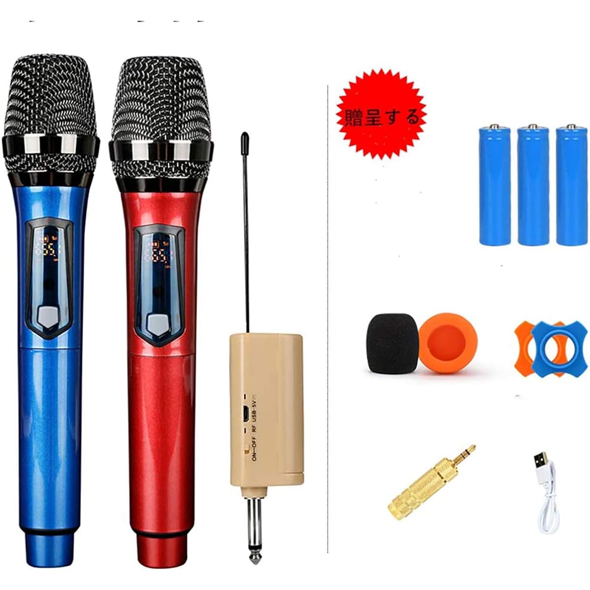 Microphone USB Condenser for PC/Gaming, Work from Home, Compatible with Mac/PC, USB Adapter & Cable, Cable & Desk Stand Included, Podcast/Dubbing/Karaoke/Video Streaming/Home Recording (Golden + Golden)