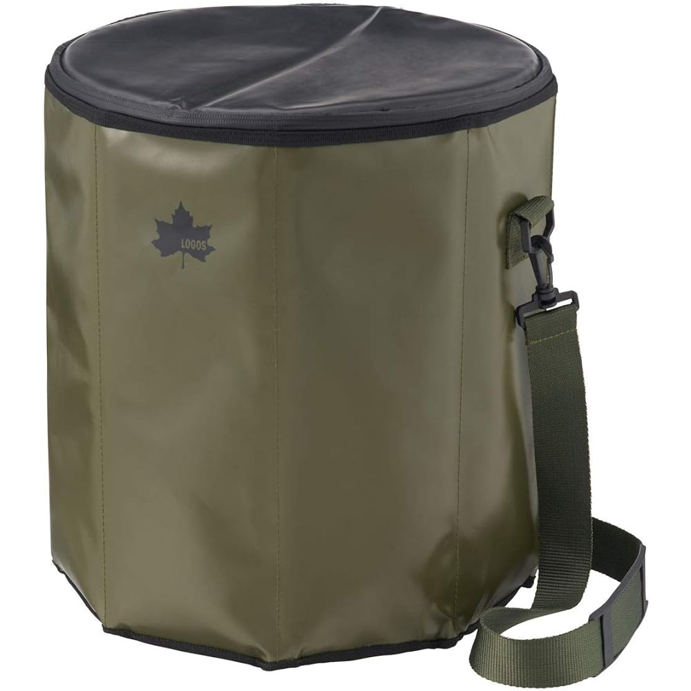 LOGOS Waterproof Foldable Earth Cooler 81670811 Khaki (Approx.) Width 35 x Depth 35 x Height 39 cm