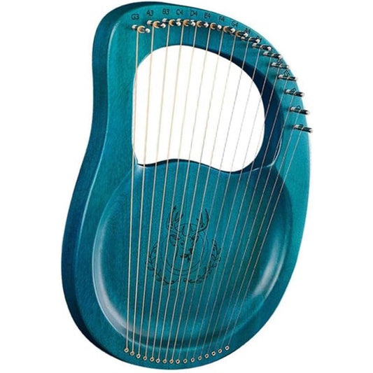 WowZza Harp 16 Strings Lyra Harp, Portable Stable Sound Quality Harp for Beginner Musical Instruments